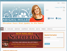 Tablet Screenshot of abigailmiller.com